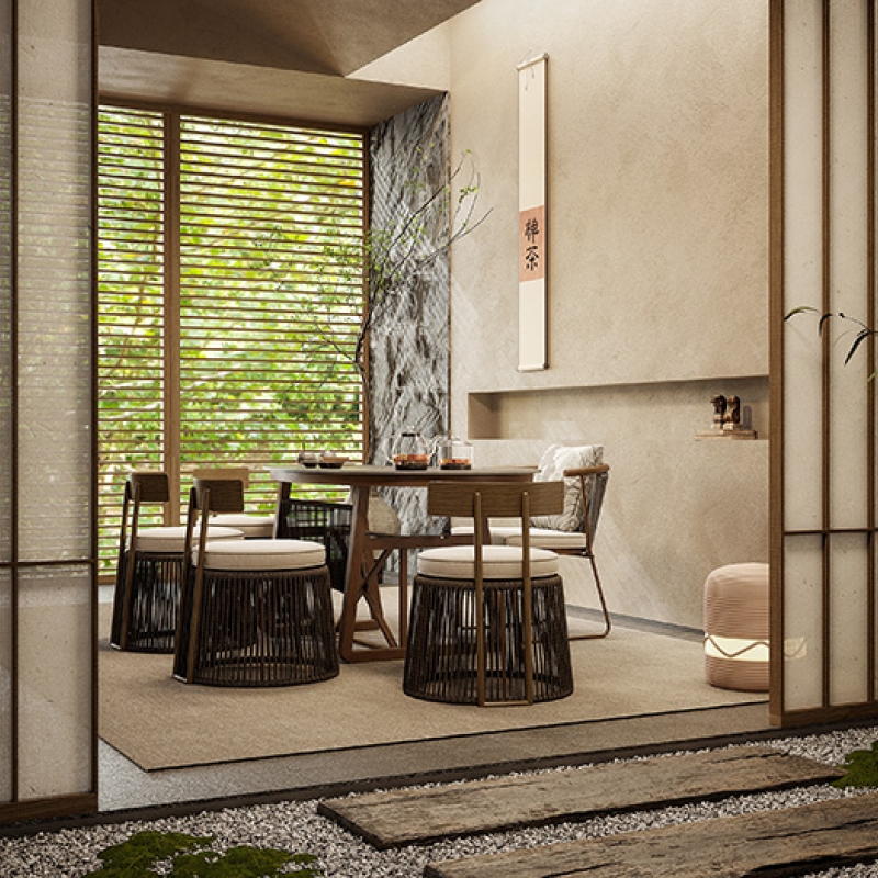 2261Z茶凳（织带）