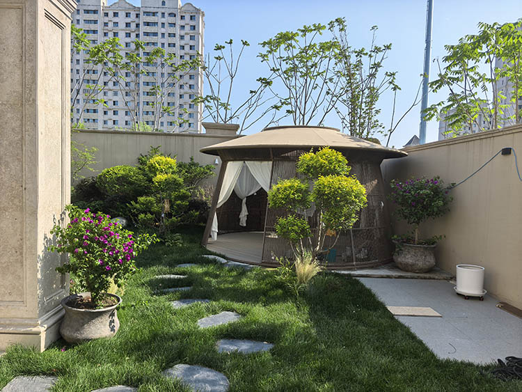 黑龙江私人别墅凉亭