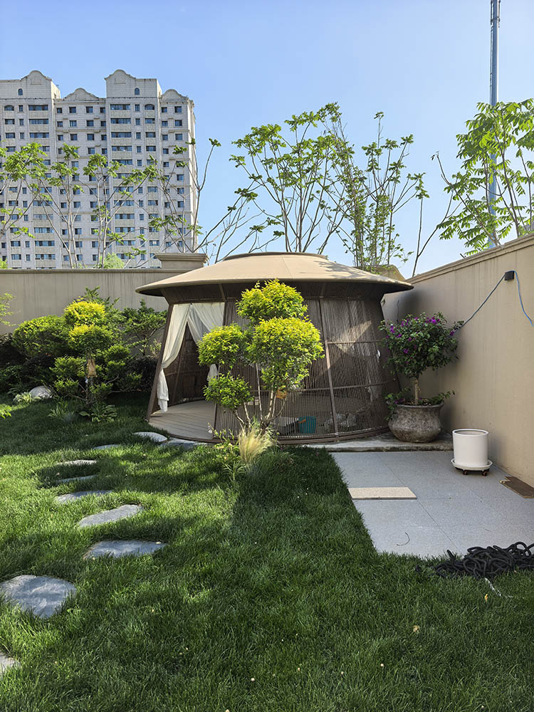 黑龙江私人别墅凉亭