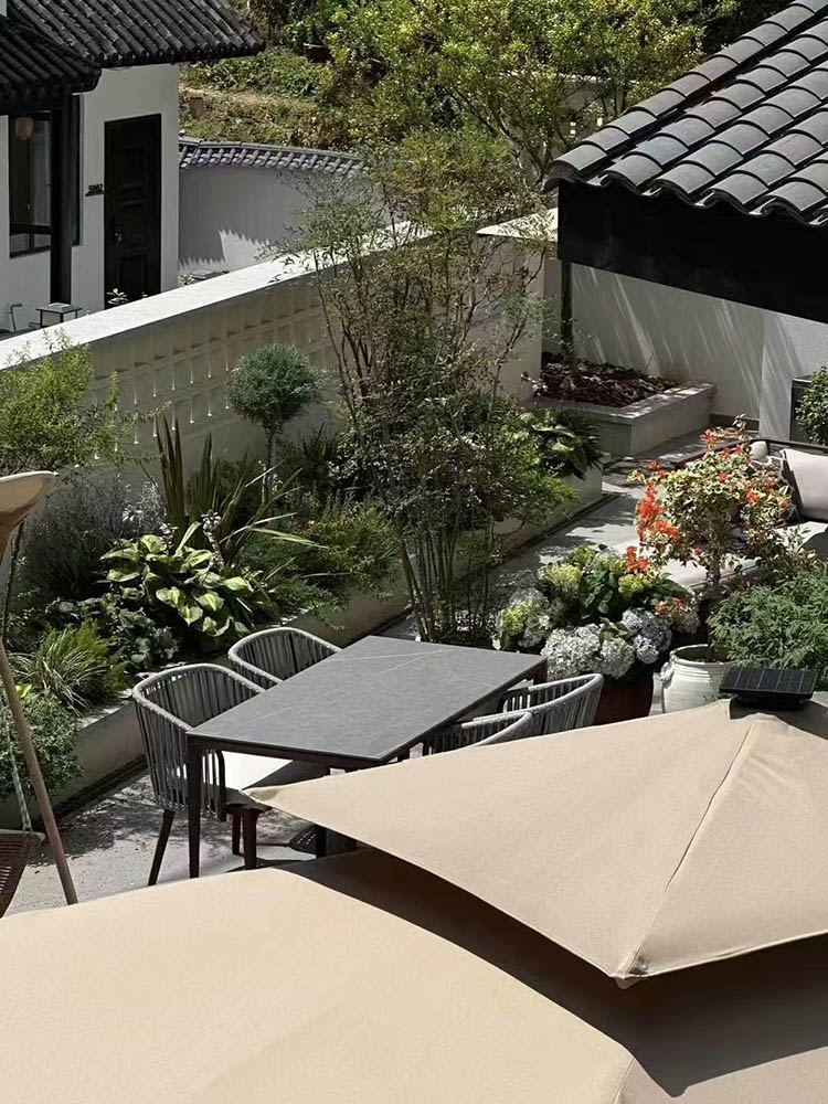 安徽私人别墅庭院户外桌椅沙发