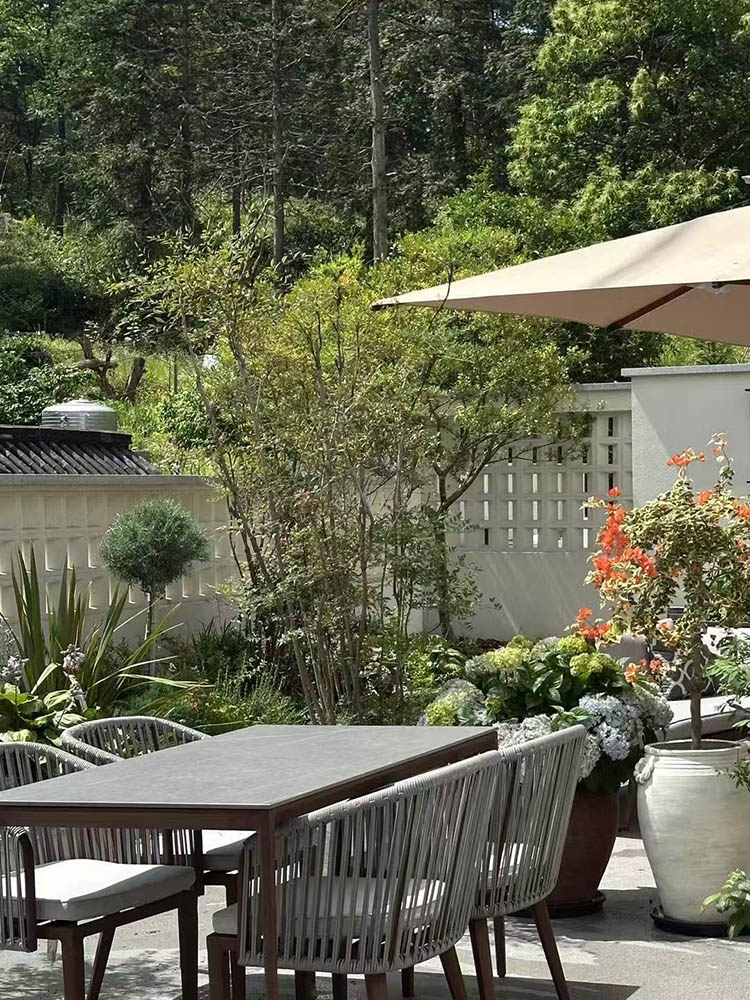 安徽私人别墅庭院户外桌椅沙发